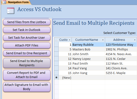 Send Email From Microsoft Access